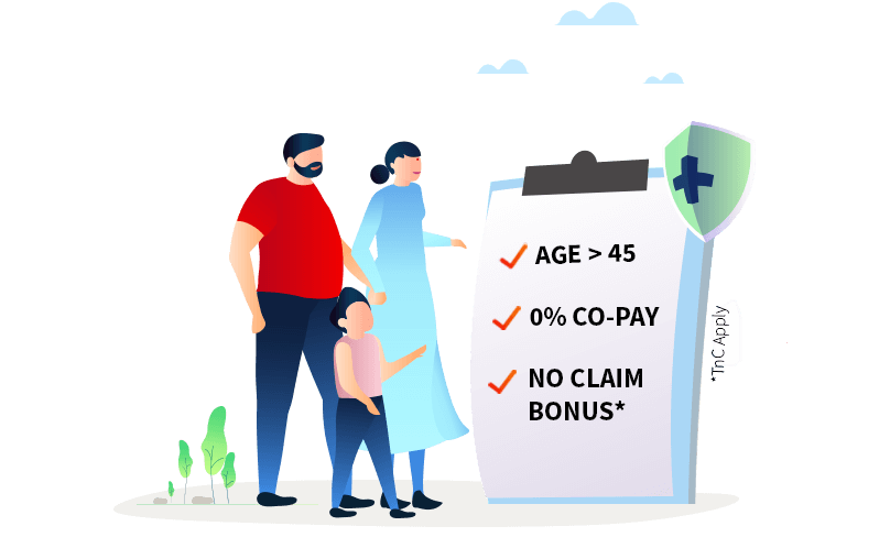 Health Insurance for 45 and above Age Group