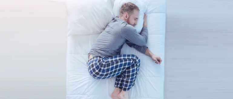 Bad Sleeping in the Curled or Fetal Position