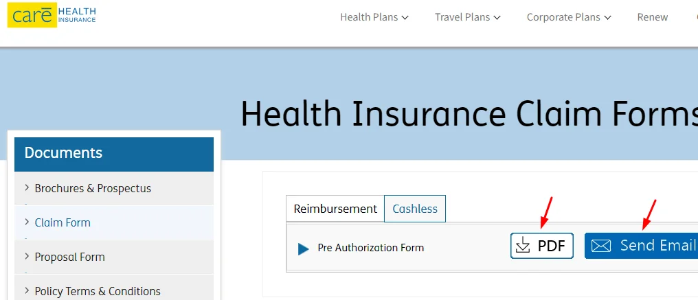 Claim Form Download
