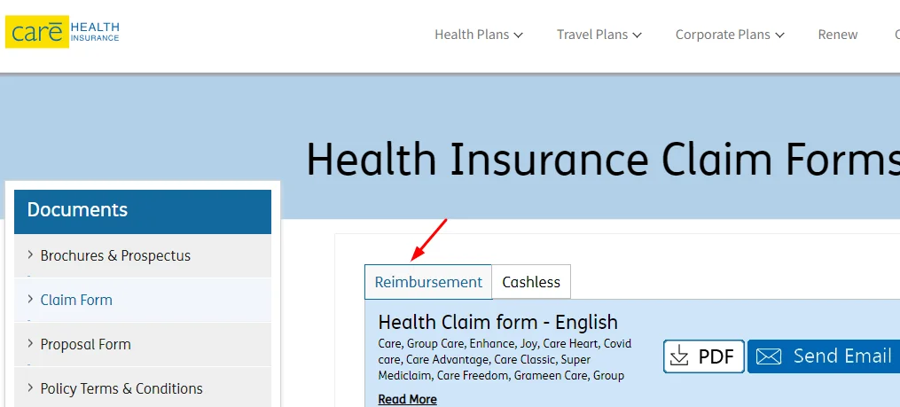 claim reimbursement