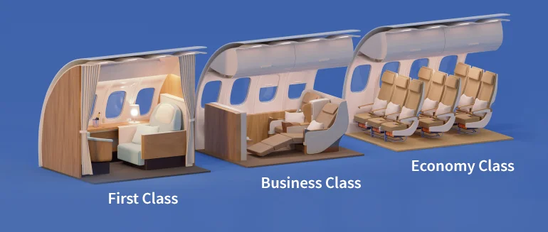 First Class vs Business Class Flight