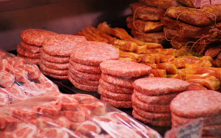 Processed and High in Calorie Meat